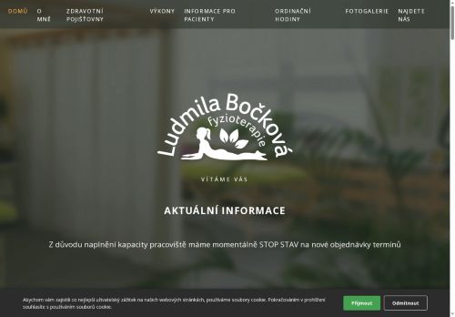 Zobrazit webové stránky Fyzioterapie Bočková s.r.o.