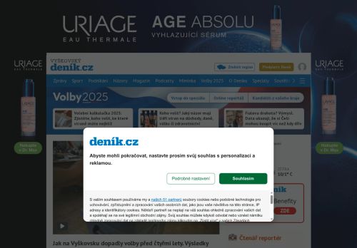 Zobrazit webové stránky Vyškovské noviny