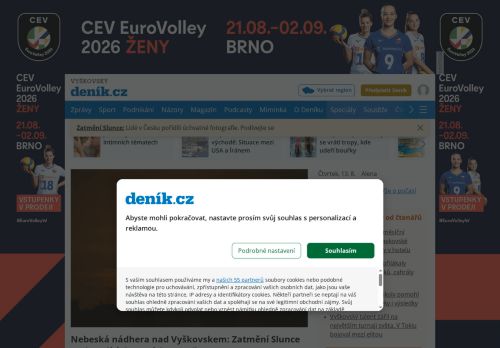Zobrazit webové stránky Vyškovské noviny