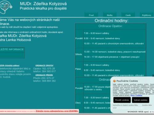 Praktický lékař - MUDr. Zdeňka Kotyzová