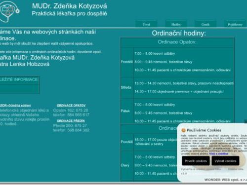 Praktický lékař - MUDr. Zdeňka Kotyzová