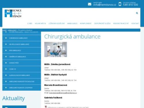 Chirurgická ambulance - MUDr. František Suchý, MUDr. Oldřich Vychytil