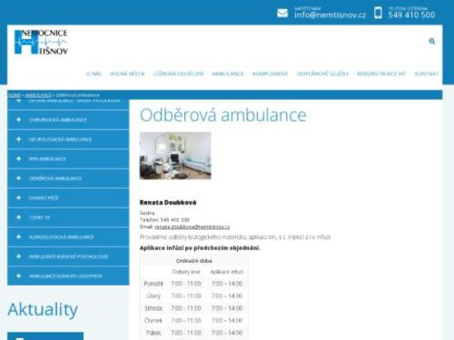 Odběrová ambulance - Renata Doubková