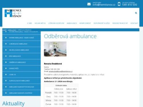 Odběrová ambulance - Renata Doubková