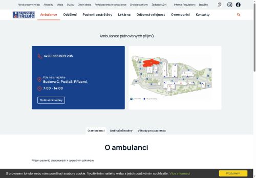 Zobrazit webové stránky Chirurgie - ambulance plánovaných příjmů
