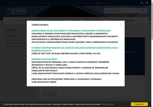 Zobrazit webové stránky Gynekologická ambulance