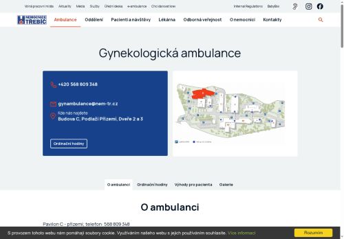 Zobrazit webové stránky Gynekologická ambulance