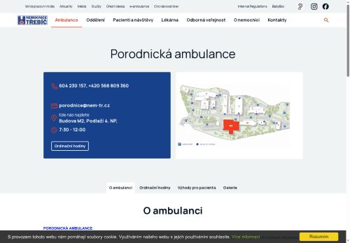 Zobrazit webové stránky Gynekologie - porodnická ambulance