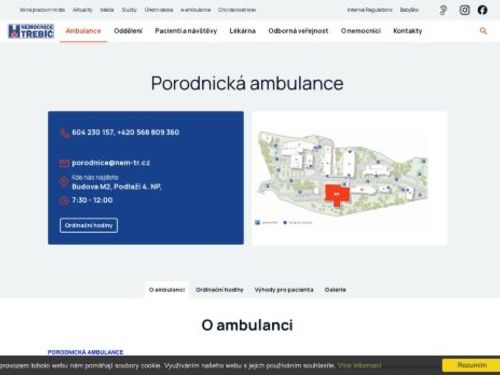 Gynekologie - porodnická ambulance