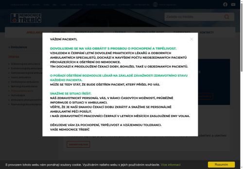 Zobrazit webové stránky Příjmová interní amulance