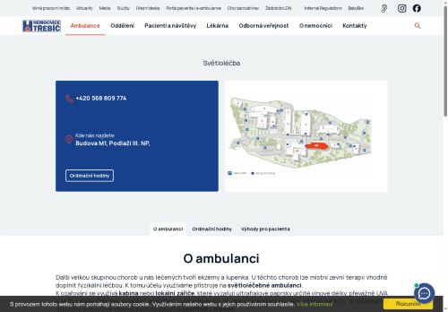 Zobrazit webové stránky Kožní - světloléčba