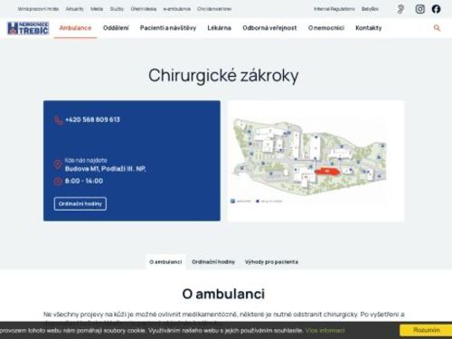 Kožní ambulance - chirurgické zákroky