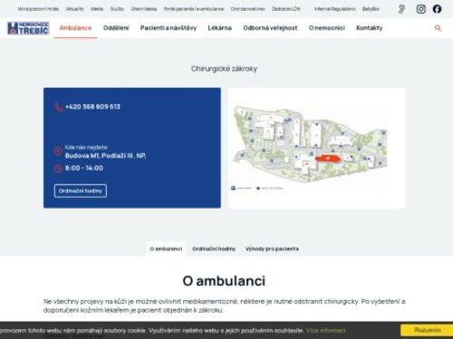 Kožní ambulance - chirurgické zákroky
