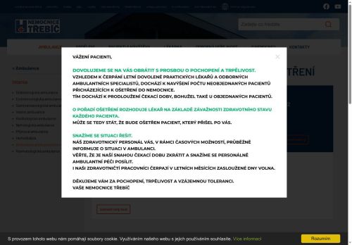Zobrazit webové stránky Ambulance předoperačního vyšetření