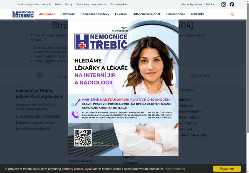 Zobrazit webové stránky Angiologická (cévní) ambulance - MUDr. Alena Floriánová, MUDr. Eva Maděrová