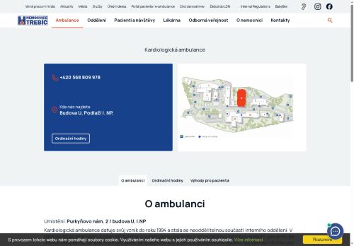 Zobrazit webové stránky Kardiologická ambulance