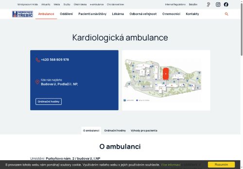 Zobrazit webové stránky Kardiologická ambulance