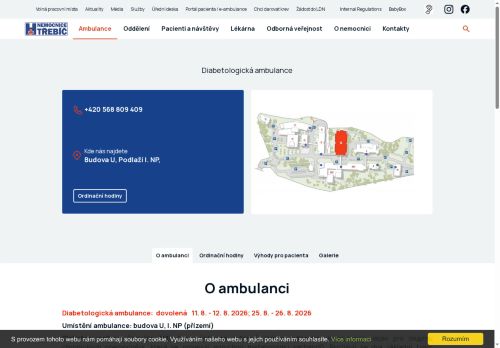 Zobrazit webové stránky Diabetologická ambulance