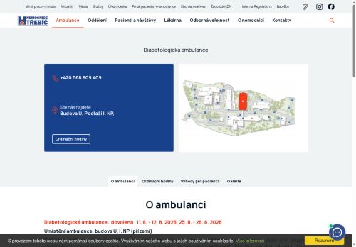 Zobrazit webové stránky Diabetologická ambulance