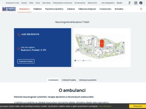 Neurologická ambulance - Nemocnice Třebíč
