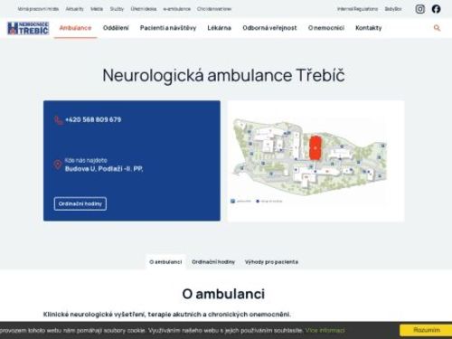 Neurologická ambulance - Nemocnice Třebíč