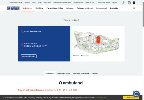 Zobrazit webové stránky Oční ambulance - ortoptická