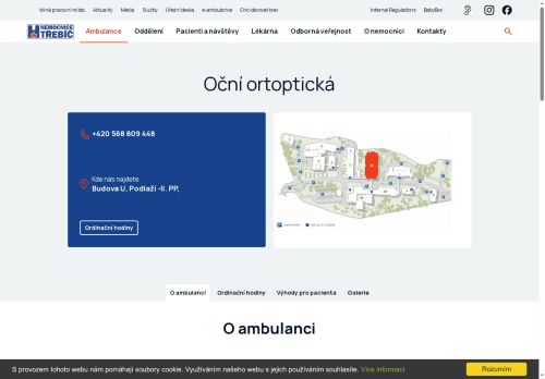 Zobrazit webové stránky Oční ambulance - ortoptická