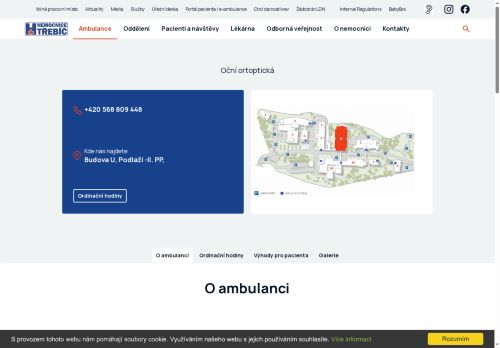 Zobrazit webové stránky Oční ambulance - ortoptická