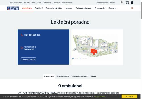 Zobrazit webové stránky Horká linka kojení