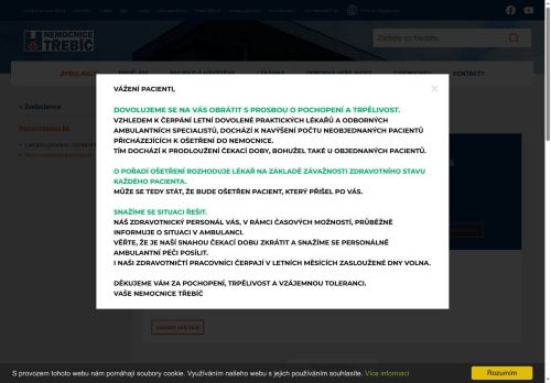 Zobrazit webové stránky Novorozenecká ambulance