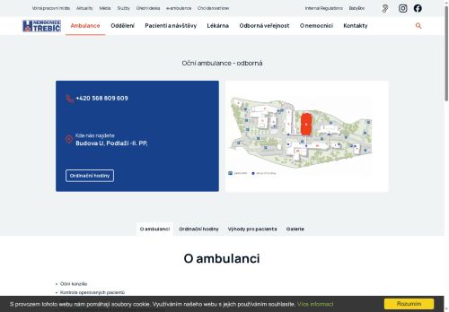Zobrazit webové stránky Oční ambulance - odborná