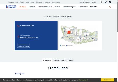 Zobrazit webové stránky Oční ambulance - operační výkony