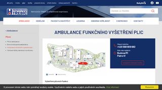Zobrazit webové stránky Ambulance funkčního vyšetření plic