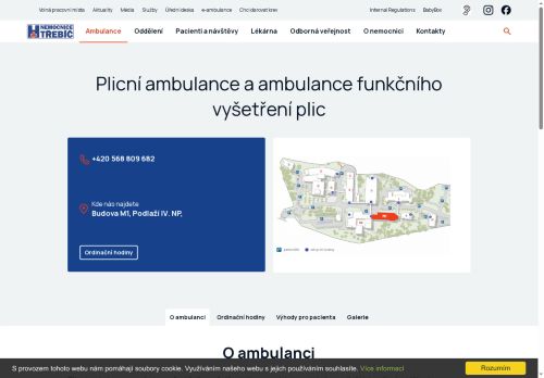 Zobrazit webové stránky Plicní ambulance
