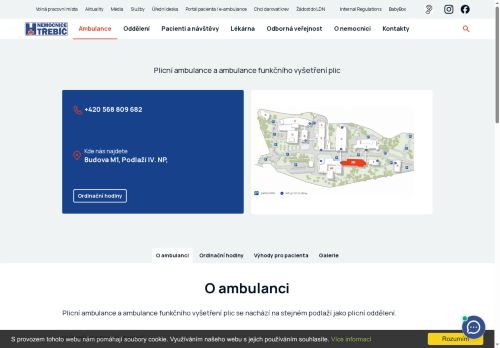 Zobrazit webové stránky Plicní ambulance