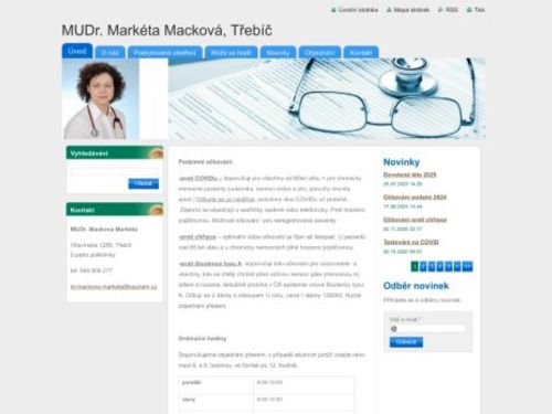 Praktický lékař - MUDr. Markéta Macková