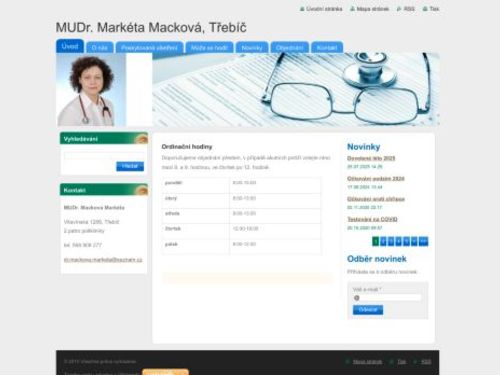 Praktický lékař - MUDr. Markéta Macková