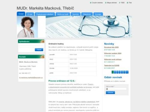 Praktický lékař - MUDr. Markéta Macková