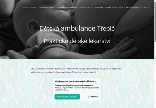 Zobrazit webové stránky Dětská ambulance - MUDr. Kopilčáková, MUDr. Kozáková, MUDr. Kozák