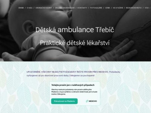 Dětská ambulance - MUDr. Kopilčáková, MUDr. Kozáková, MUDr. Kozák