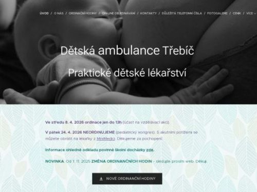 Dětská ambulance - MUDr. Kopilčáková, MUDr. Kozáková, MUDr. Kozák