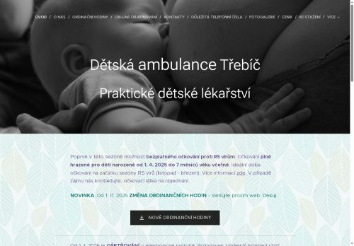 Zobrazit webové stránky Dětská ambulance - MUDr. Kopilčáková, MUDr. Kozáková, MUDr. Kozák