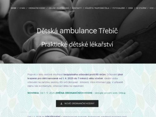 Dětská ambulance - MUDr. Kopilčáková, MUDr. Kozáková, MUDr. Kozák