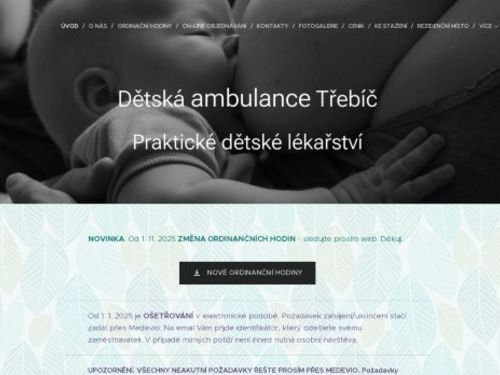 Dětská ambulance - MUDr. Kopilčáková, MUDr. Kozáková, MUDr. Kozák
