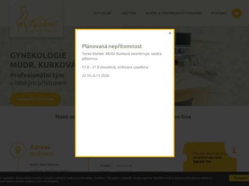 Gynekologie - MUDr. Dana Kurková