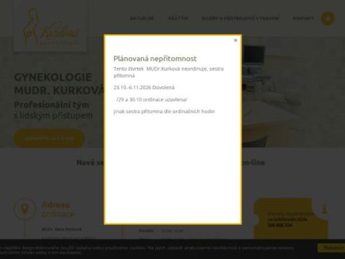 Gynekologie - MUDr. Dana Kurková