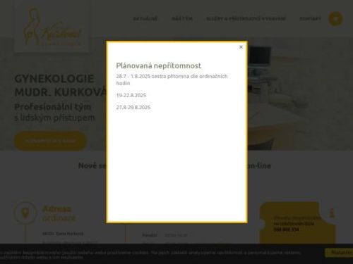 Gynekologie - MUDr. Dana Kurková