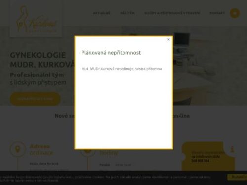 Gynekologie - MUDr. Dana Kurková