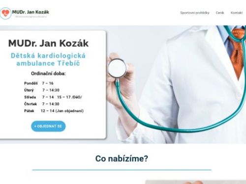 Dětská kardiologie - MUDr. Jan Kozák