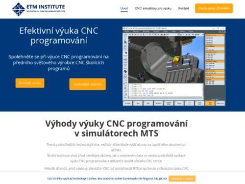 ETM INSTITUTE – výuka CNC programování